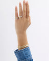 Gold Rings (25.7K) Conclerge Women's ring sizes 3,3.5,4,4.5,5,5.5,6,6.5,7,7.5,8