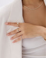 Gold Rings (25.7K) Conclerge Women's ring sizes 3,3.5,4,4.5,5,5.5,6,6.5,7,7.5,8